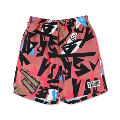 WIND AND SEA x VISION Graphic Half Pants "Pink"