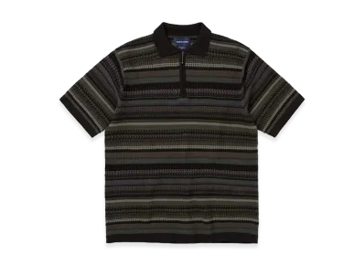 thisisneverthat Striped S/S KnIt Polo "Black"