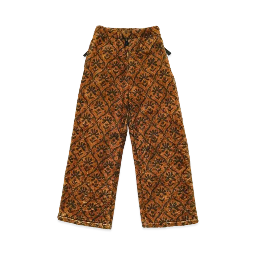 KAPITAL Yosemite Arabesque Fleece Easy Straight Pants "Brown"