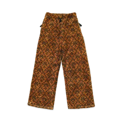 KAPITAL Yosemite Arabesque Fleece Easy Straight Pants "Brown"
