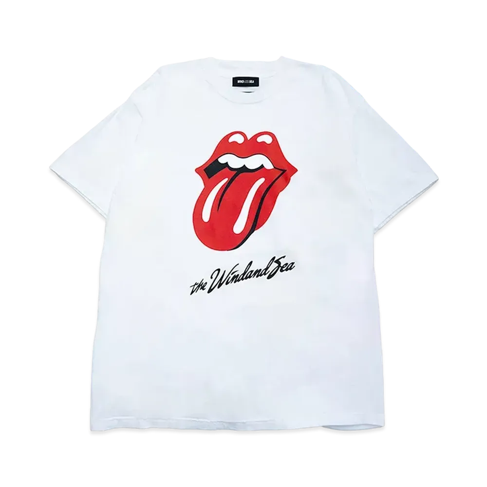 WIND AND SEA x The Rolling Stones Tee "White"