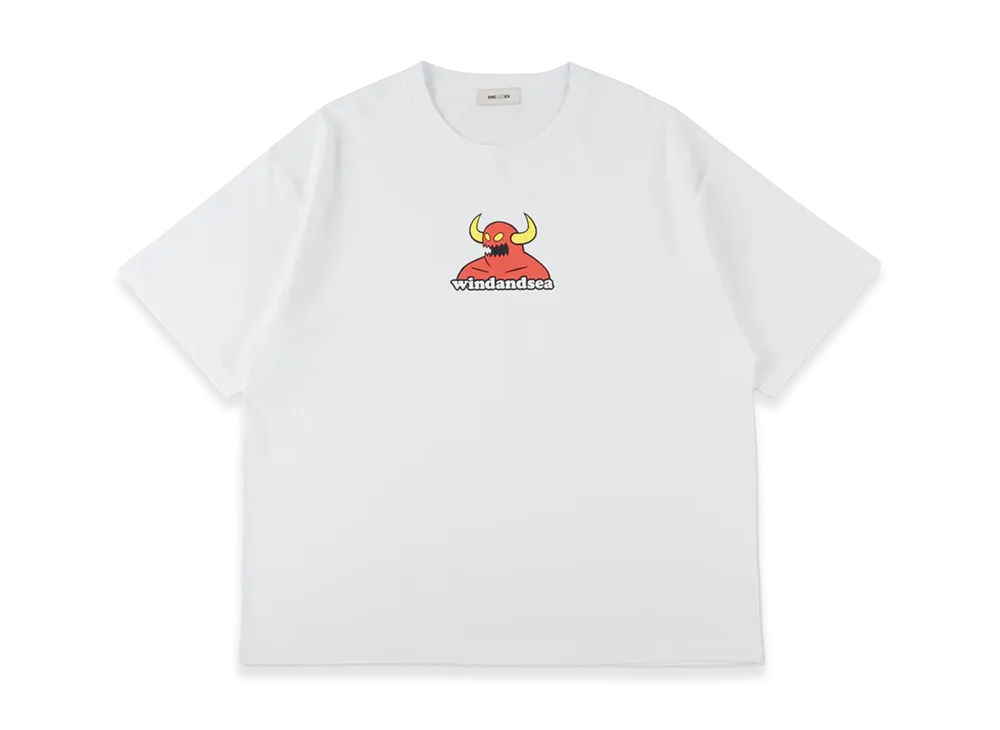WIND AND SEA x Toy Machine Toymonster Tee "White"