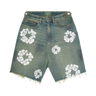 DENIM TEARS x Levi's Dirty Wash Wreath Short "Light Wash"