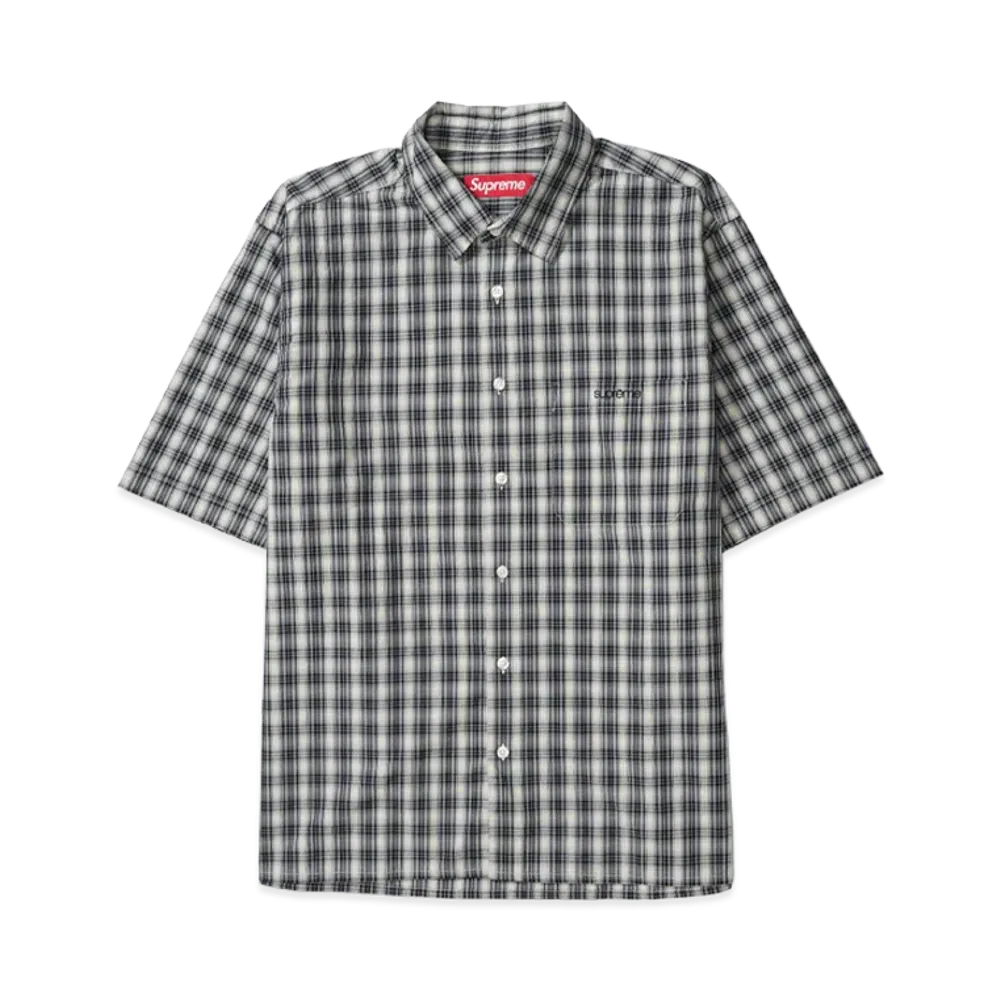 Supreme Mini Plaid S/S Shirt "Stone"