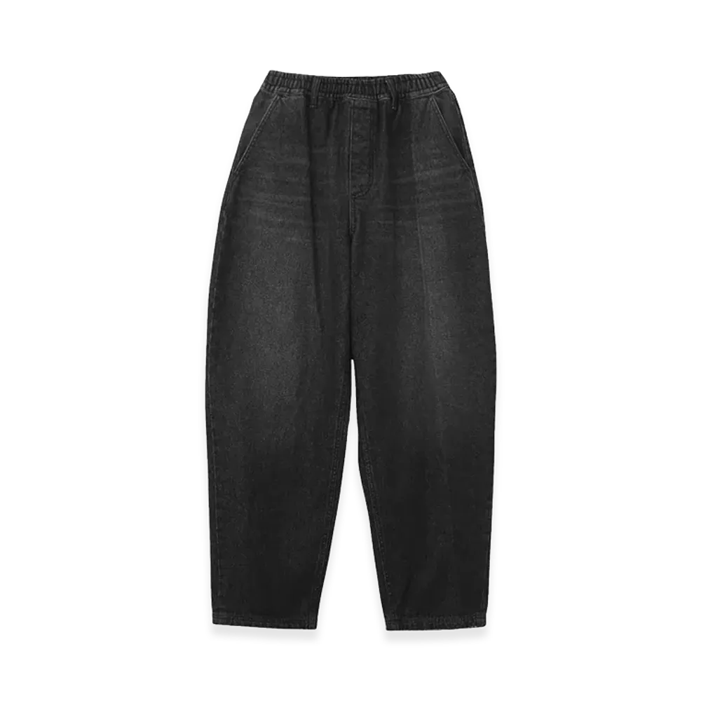 X-Girl Women's Barrel Fit Easy Denim Pants "Black"