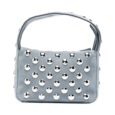 KHAITE Women's Elena Small Leather Hobo Bag "Gray"