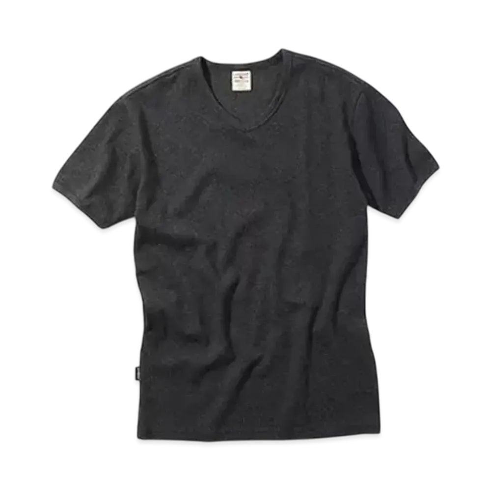 AVIREX Daily Wear Rib S/S T-Shirt "Charcoal V"