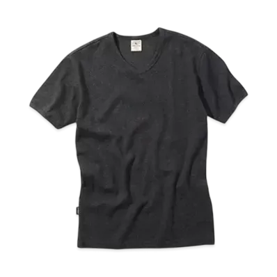AVIREX Daily Wear Rib S/S T-Shirt "Charcoal V"