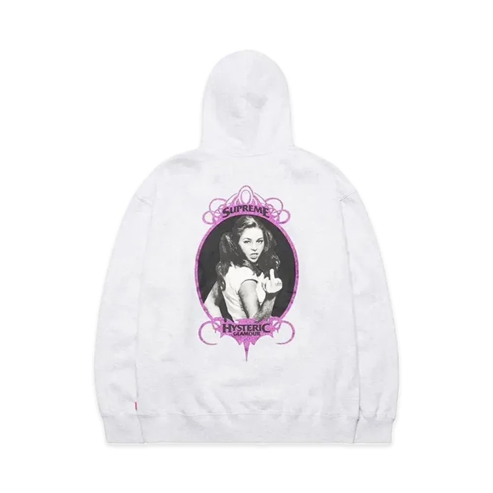 Supreme x HYSTERIC GLAMOUR Zip Up Hooded Sweatshirt "Grey"