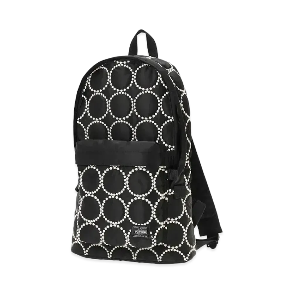 PORTER x mina perhonen Tambourine Daypack "Black/Beige"