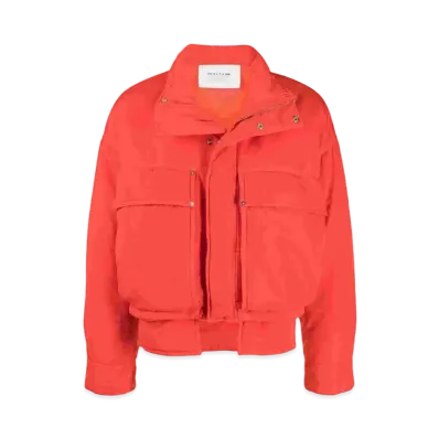 1017 ALYX 9SM Padded Cropped Bomber Jacket "Red"