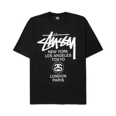 Stussy World Tour Tee "Black" (2025/2026) 3903962