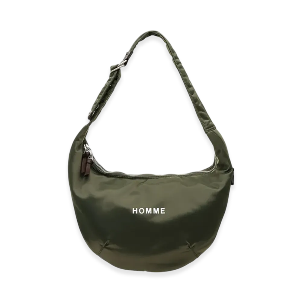 COMME des GARCONS HOMME Cotton Nylon Homme Shoulder Bag "Khaki"