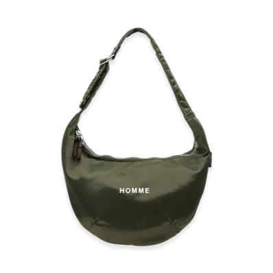 COMME des GARCONS HOMME Cotton Nylon Homme Shoulder Bag "Khaki"