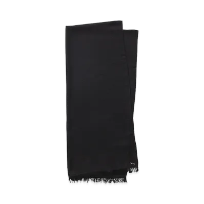 visvim Basic Jacquard Stole "Black"