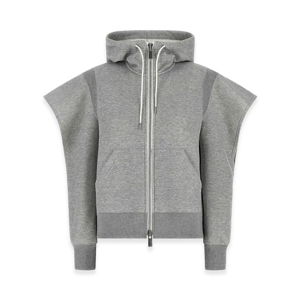 sacai Women's Sponge Hoodie "Gray"