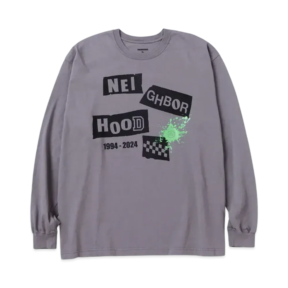 NEIGHBORHOOD NH . Tee LS-10 "Gray"