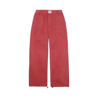 X-Girl Pigment Dyed Easy Pants "Red"