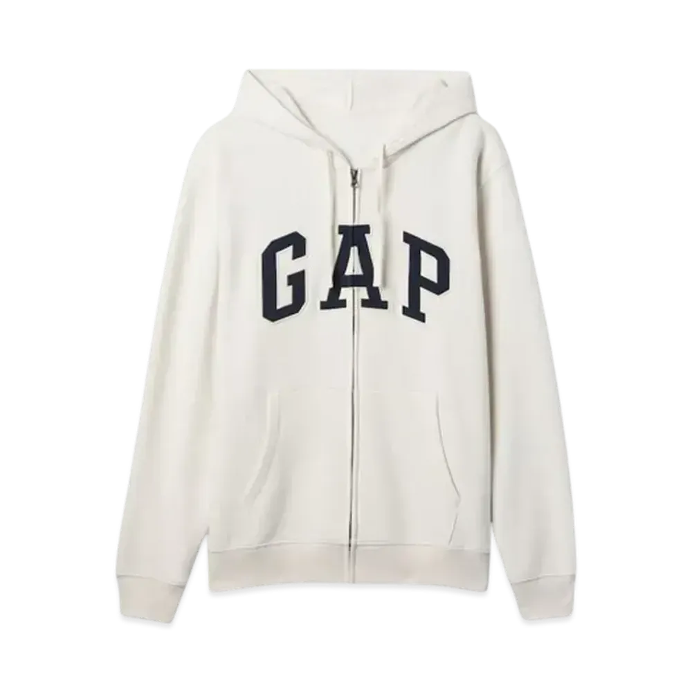 GAP Relax Gap Logo Zip Up Parka "Curl Stone"