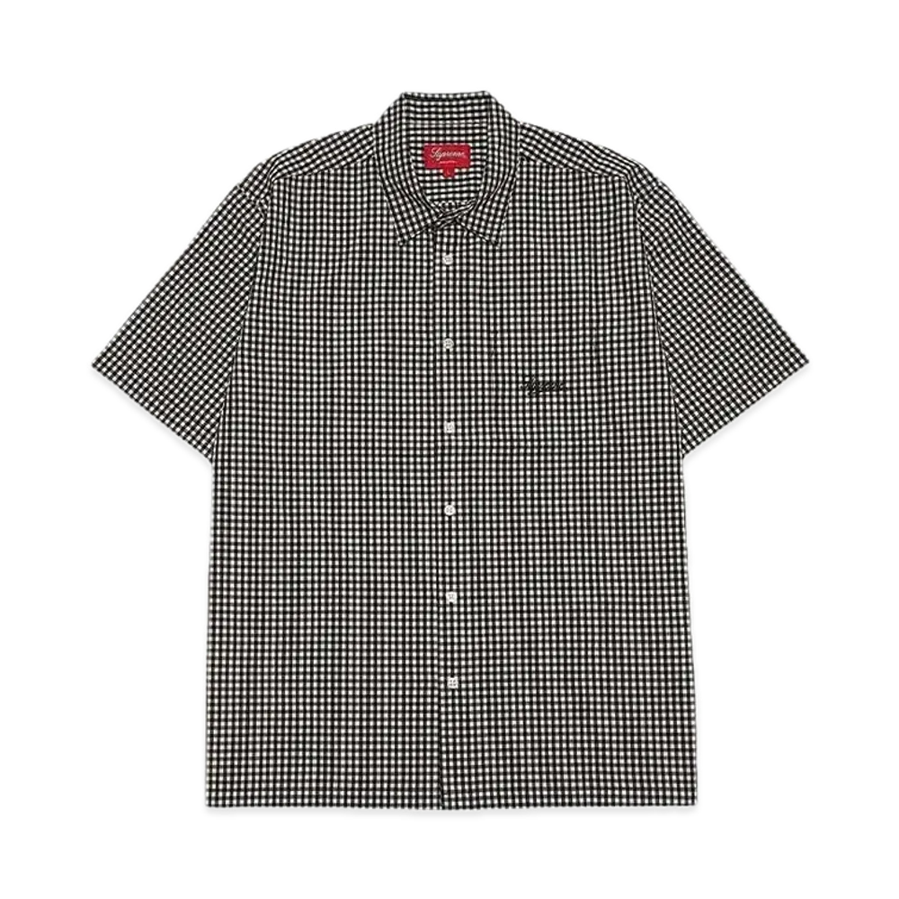 Supreme Gingham S/S Shirt "Black"