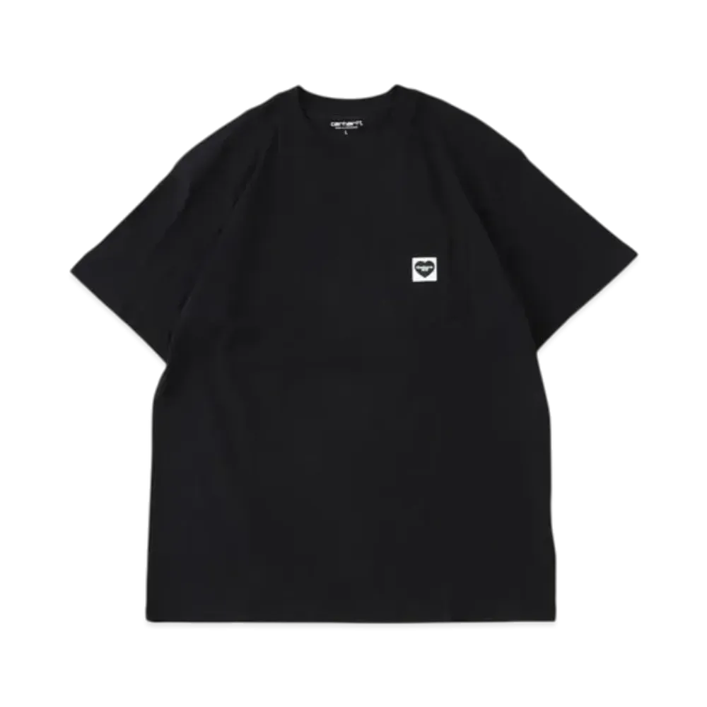 Carhartt WIP Heart Logo Pocket T-Shirt "Black/Black"