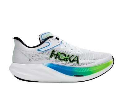 Hoka Rocket X 3 "Frost/Electric Lime"