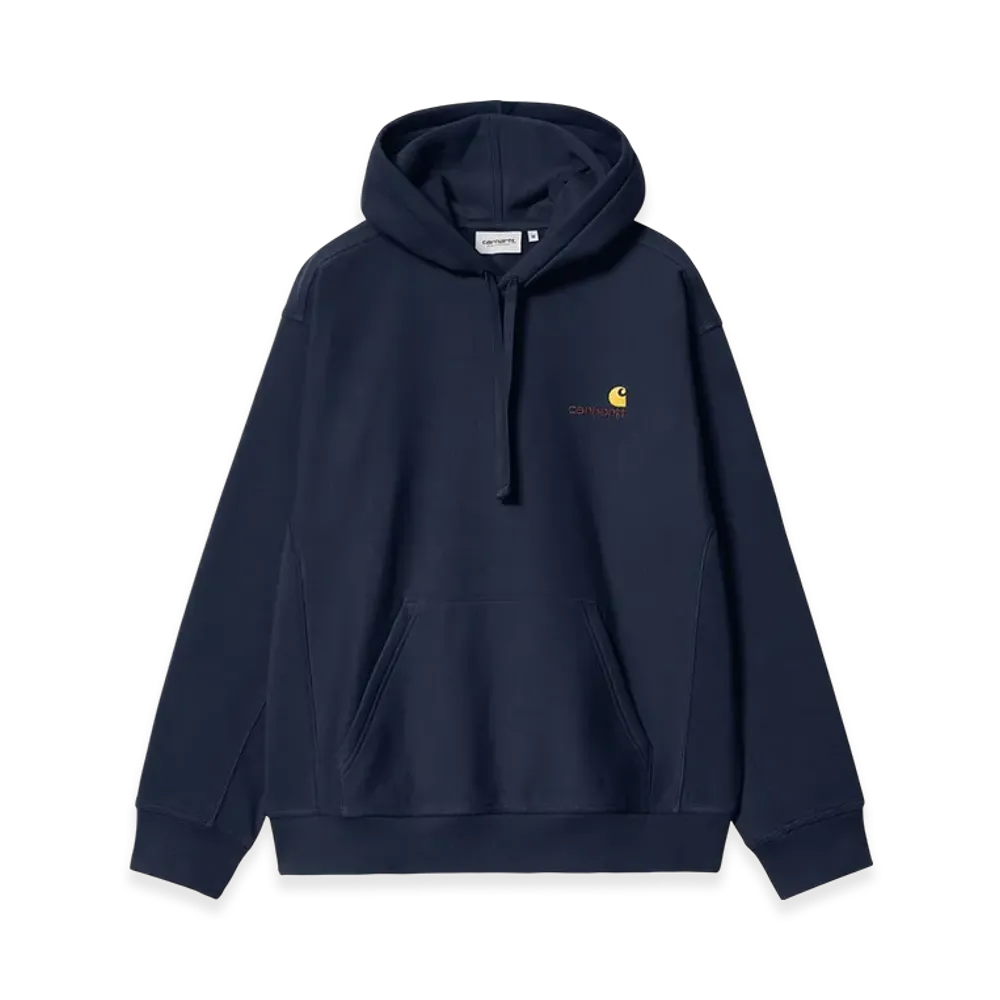 Carhartt WIP Hooded American Script Sweatshirt "Air Force Blue"