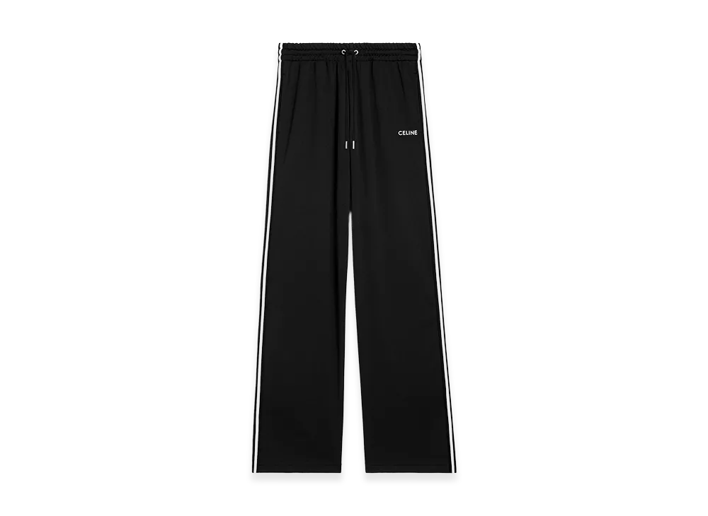 CELINE Tracksuit Pants / Double-Face Jersey "Black"