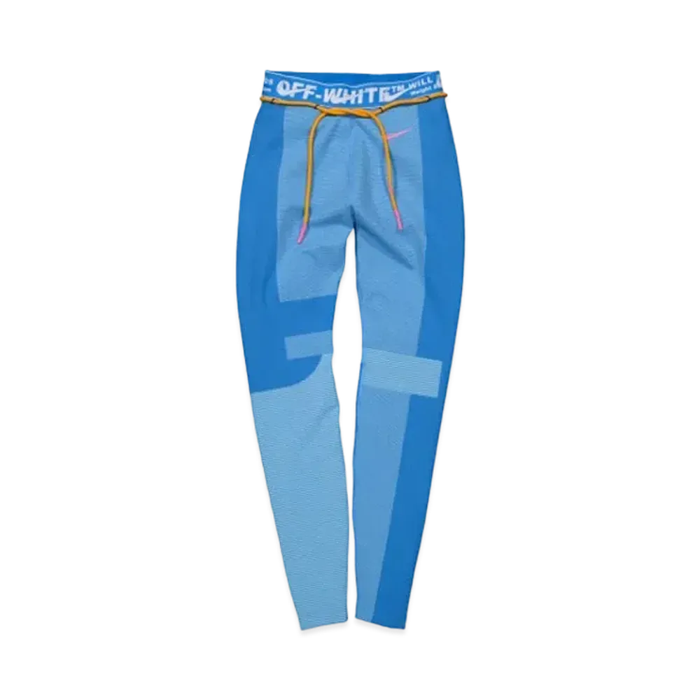 OFF-WHITE / Nike Women's Easy Run Tight "Blue"