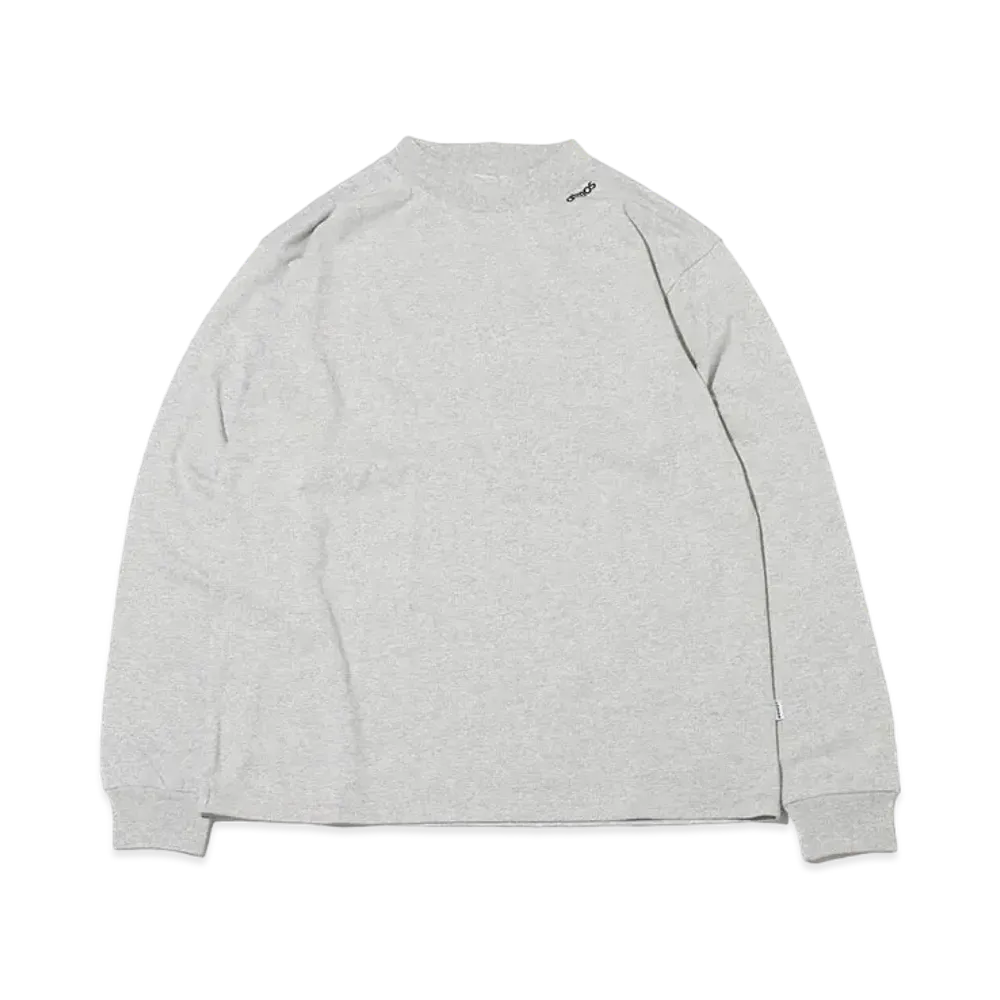 atmos Mock Neck LS T-Shirts "Grey"