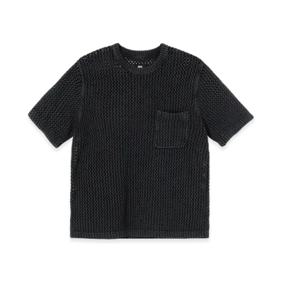 Stussy O'Dyed Mesh Crew Tee "Black"