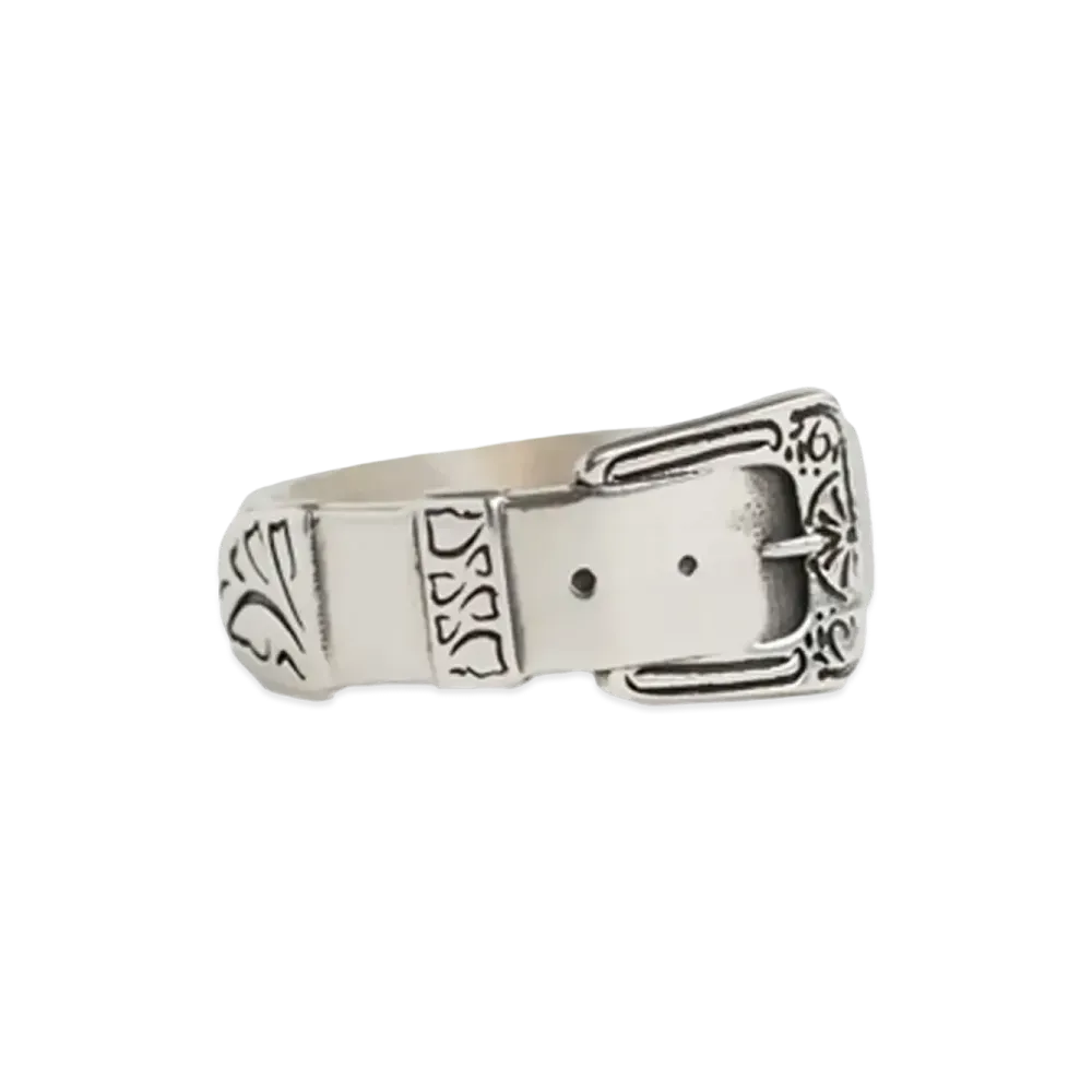 Aime Leon Dore x Drake's Sterling Silver Western Belt Ring "Silver"