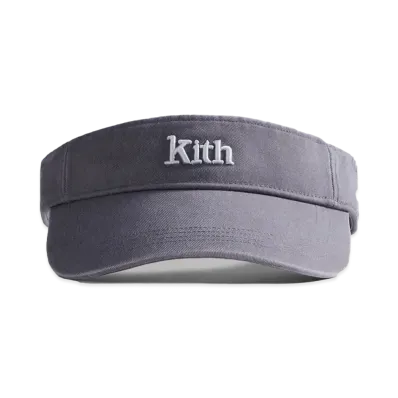 Kith Serif Washed Twill Visor "Galaxy"