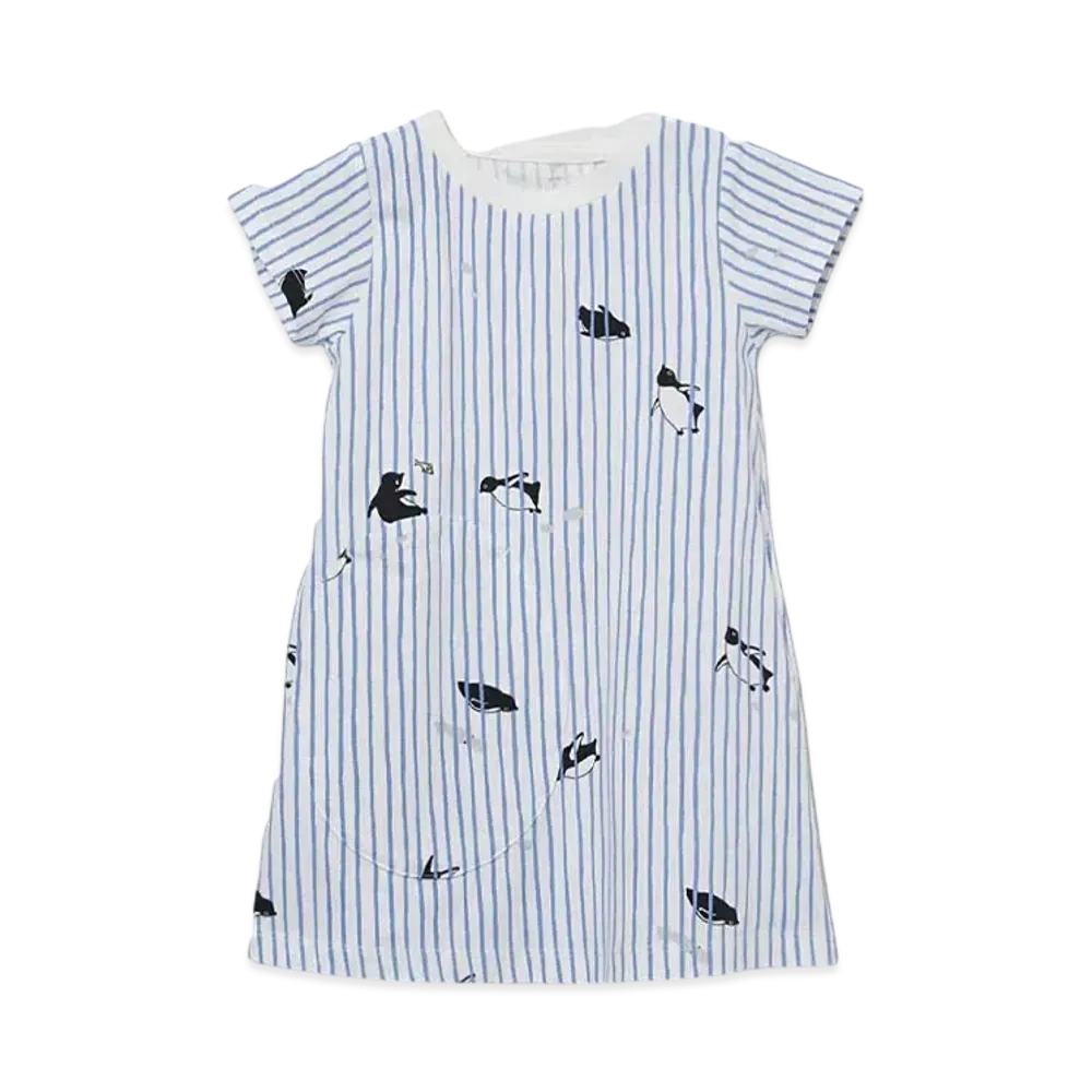 graniph x Chiharu Sakazaki Swimming Kids Pocketable One Piece "White"