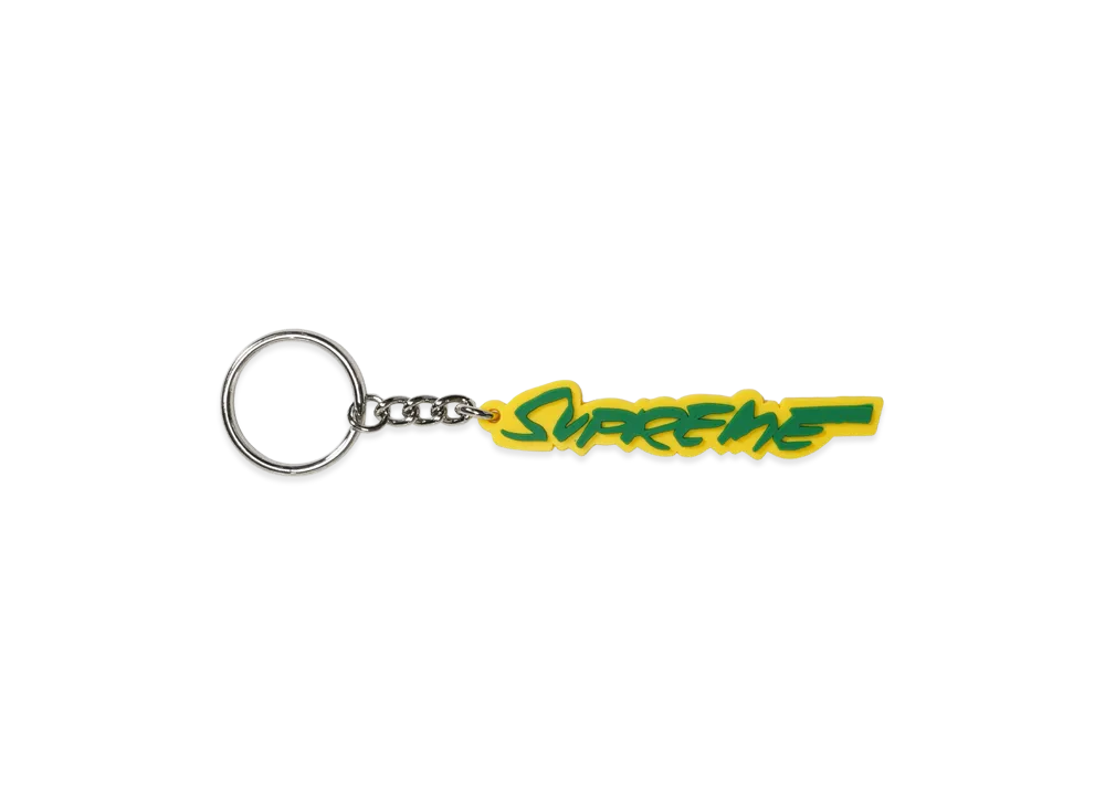 Supreme Futura Logo Keychain "Yellow"