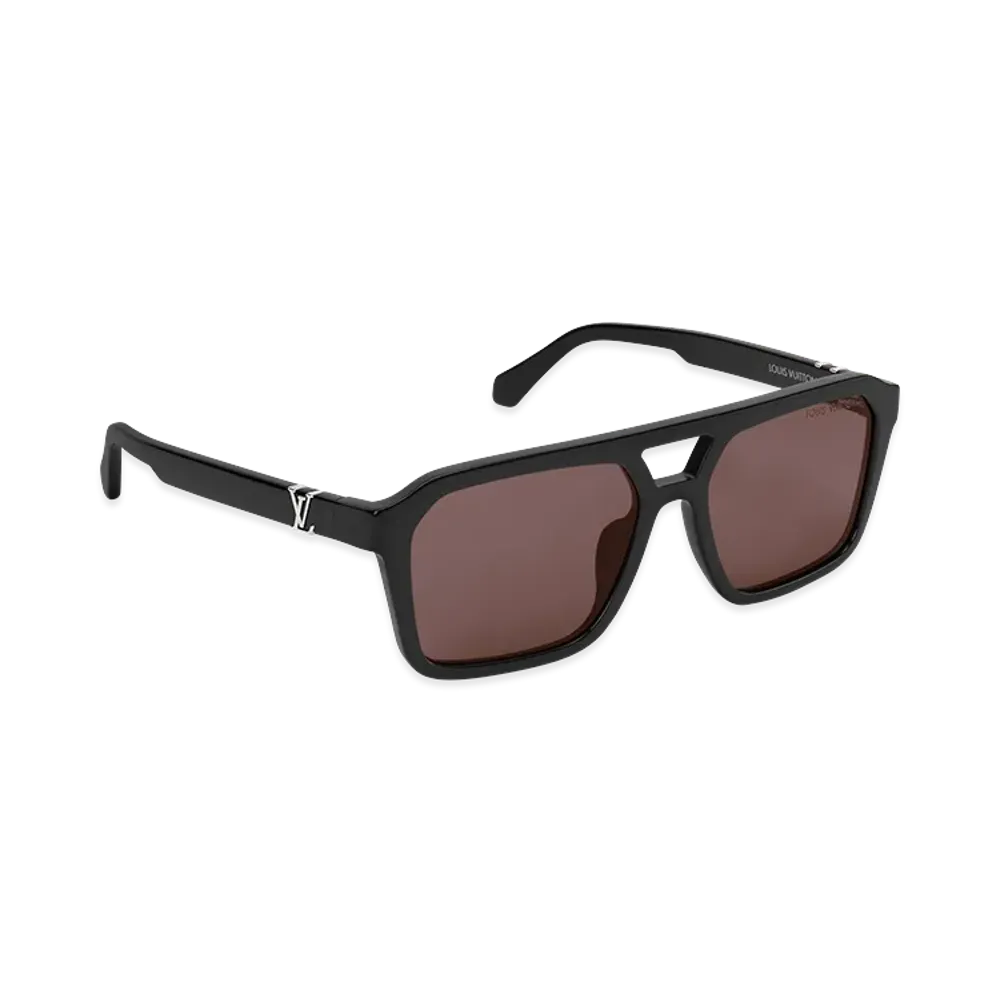Louis Vuitton Sunglasses LV Hit Large Square "Noir"