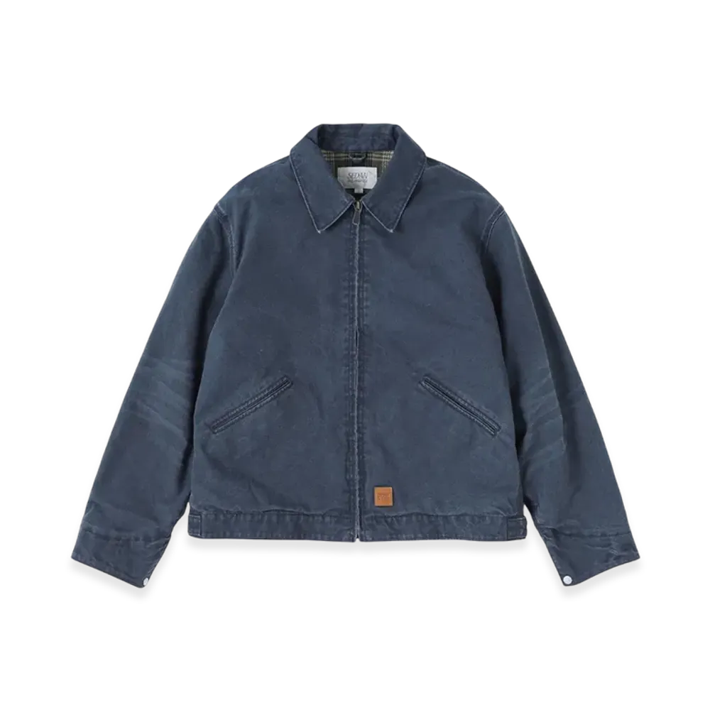 SEDAN ALL-PURPOSE Vintage Washed Cotton Duck Jacket "Charcoal"
