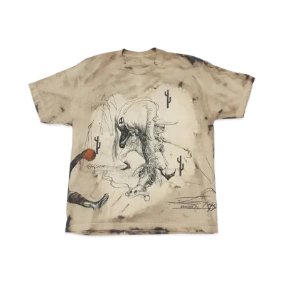 Travis Scott Cactus Jack x Ralph Steadman Fear Tee "Beige"