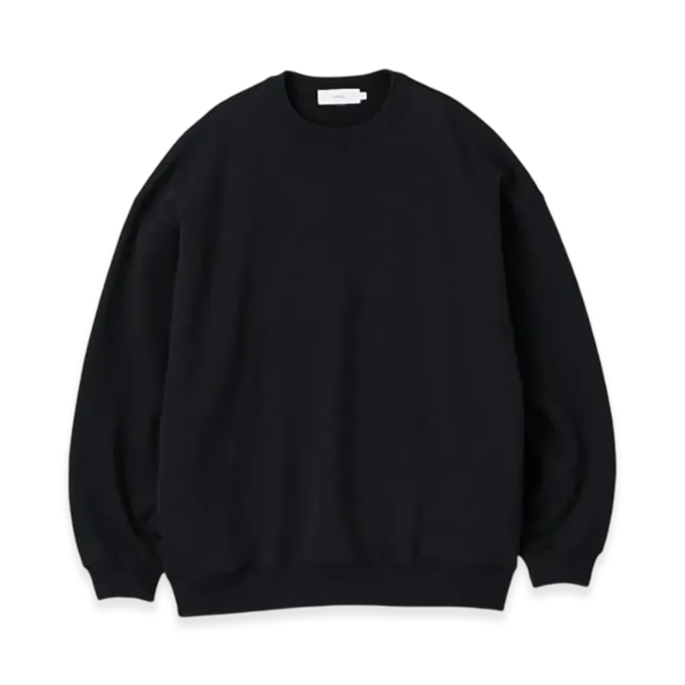 Graphpaper Azuma Terry Crew Neck Sweat "Black"