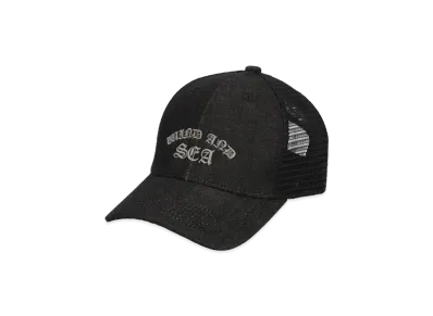 WIND AND SEA Logo Mesh Cap "Black"