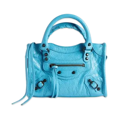 BALENCIAGA Le City Bag Nano "Blue Cyan"