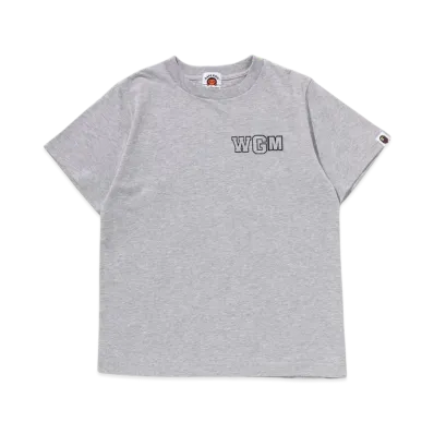 A BATHING APE Back Shark Loose Fit Tee "Gray"
