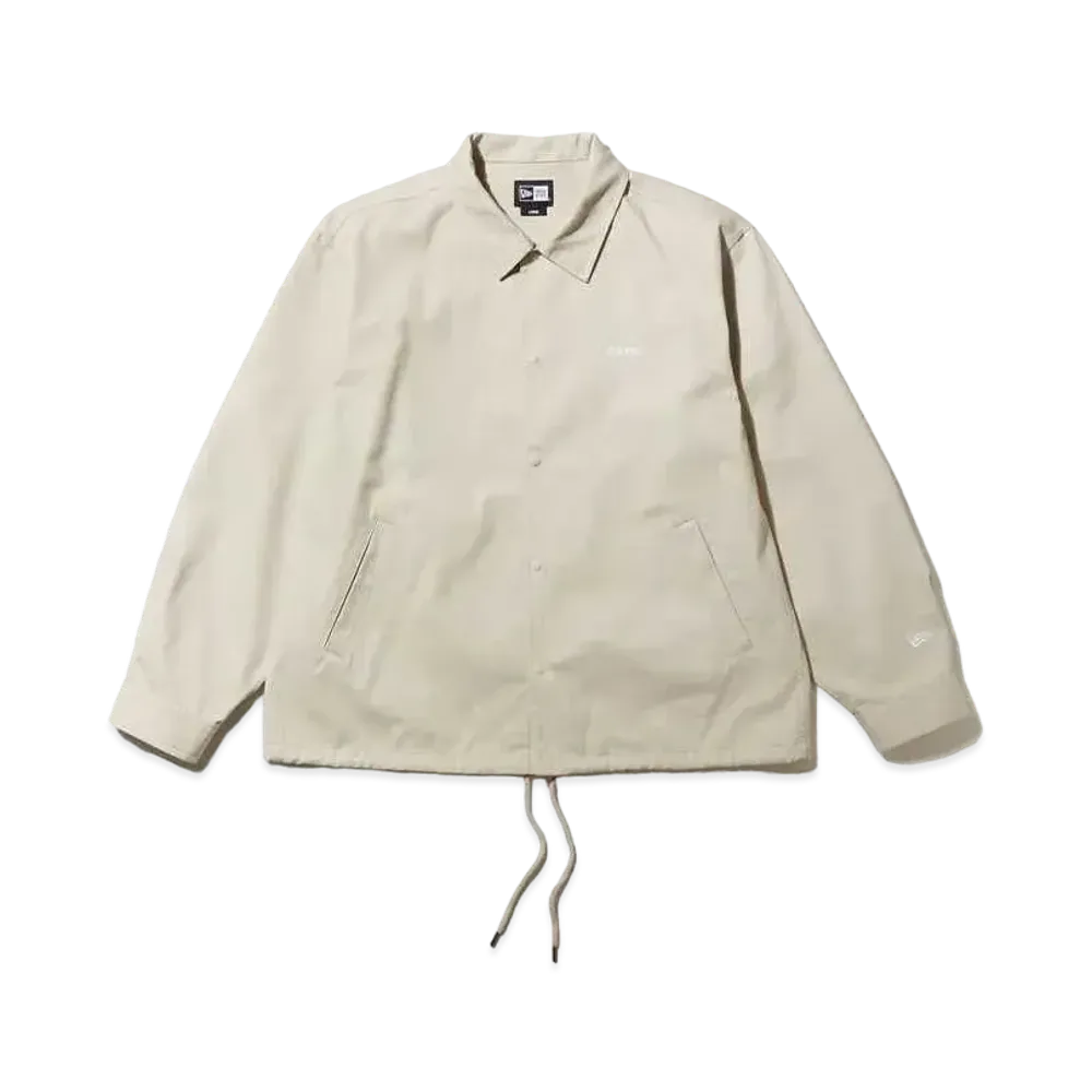 NEW ERA Shirt Coach Jacket "Stone"
