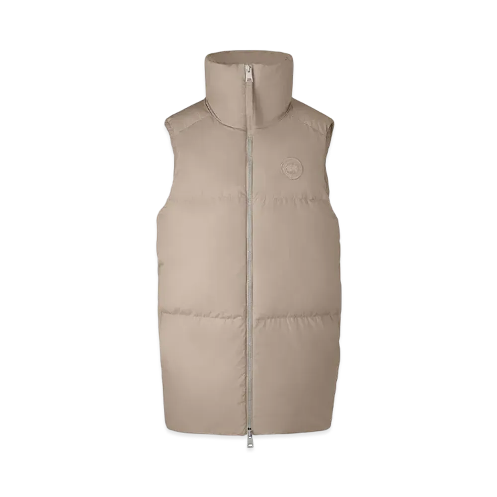 CANADA GOOSE Garnet Long Vest "DesertSand"