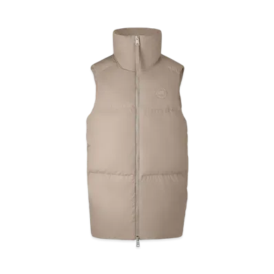 CANADA GOOSE Garnet Long Vest "DesertSand"