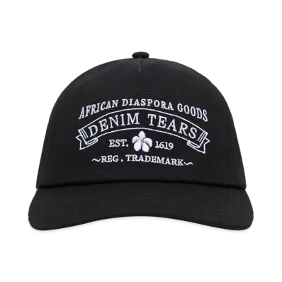 DENIM TEARS ADG Stamp Cap "Black"