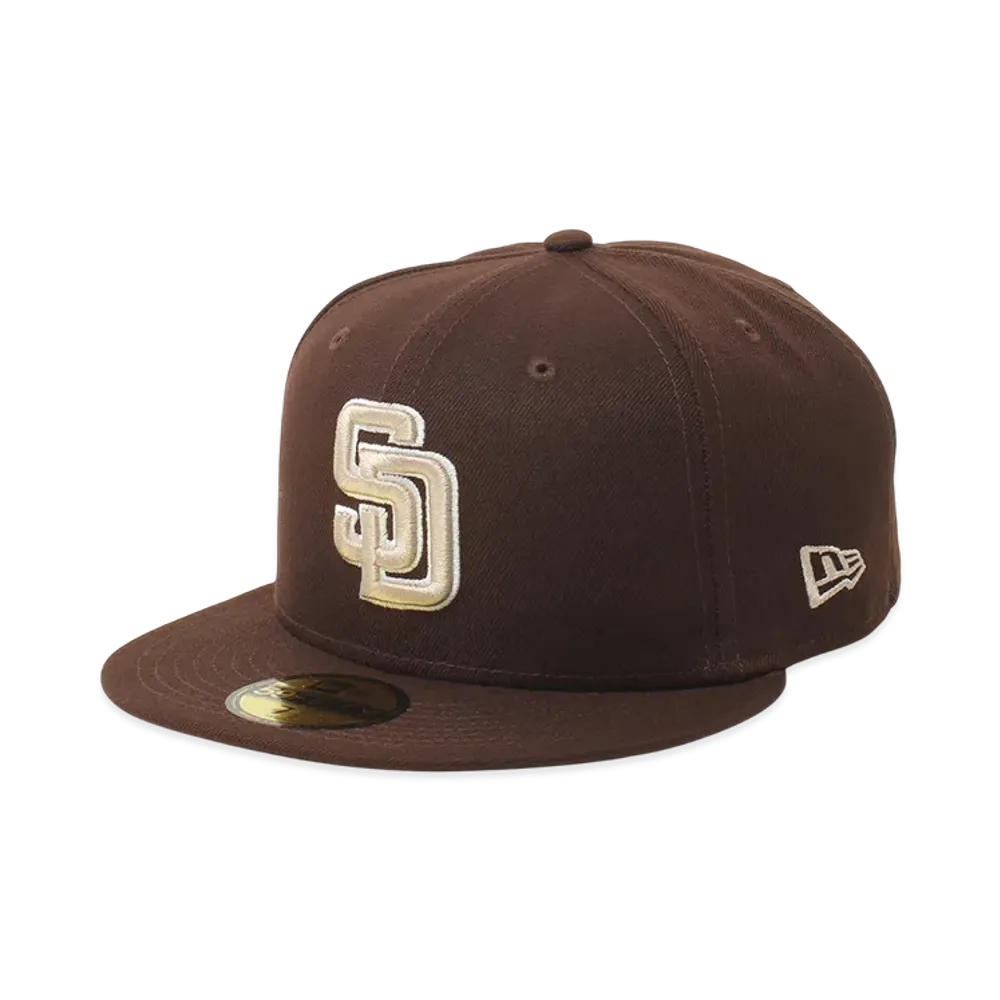 NEW ERA MLB On-Field 59Fifty Authentic Collection San Diego Padres "Brown"