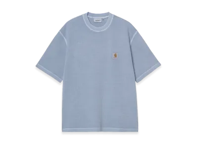 Carhartt WIP S/S Nelson Waffle T-Shirt "Gentle Blue(Garment Dyed)"