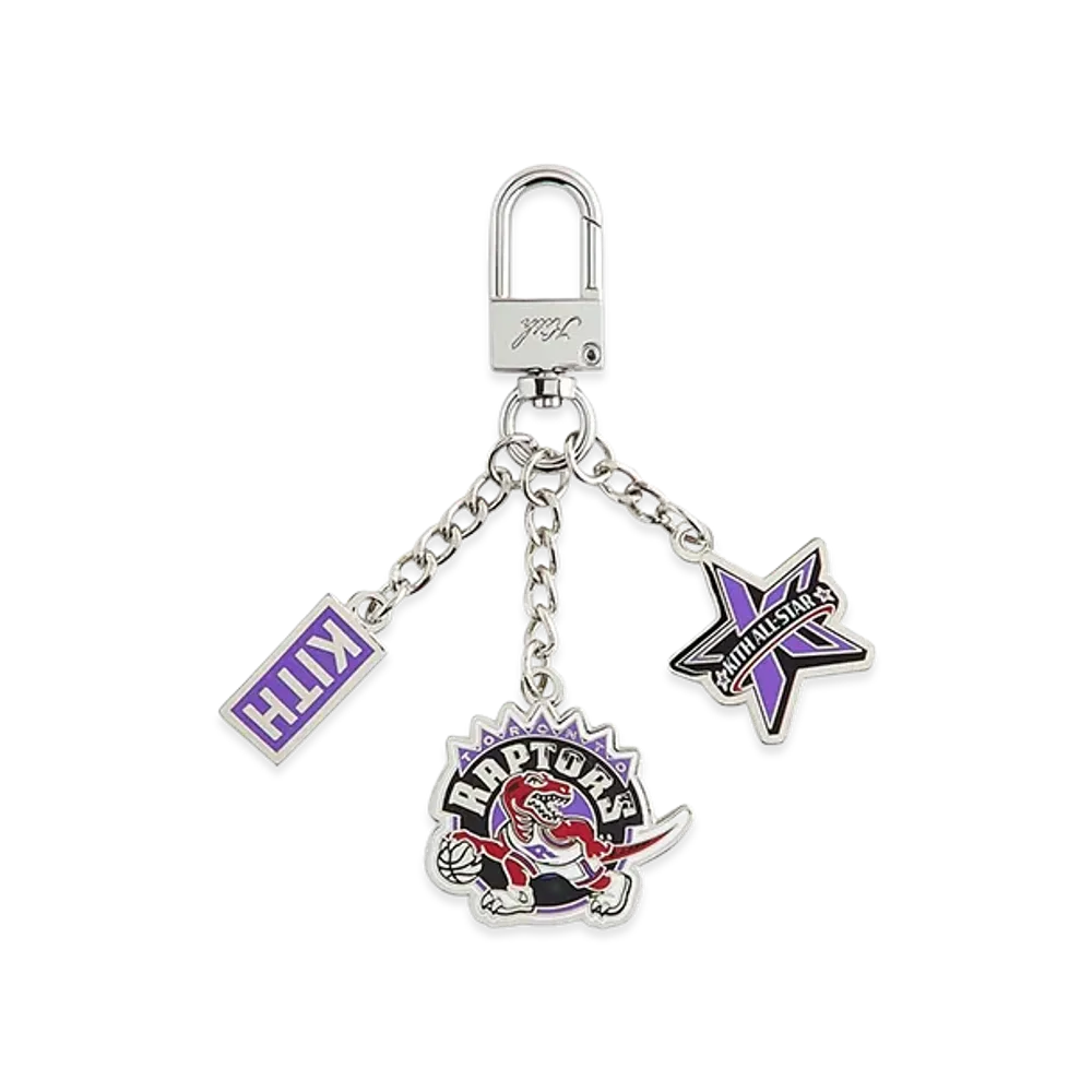 Kith x NBA All-Star Toronto Raptors Keychain "Silver"