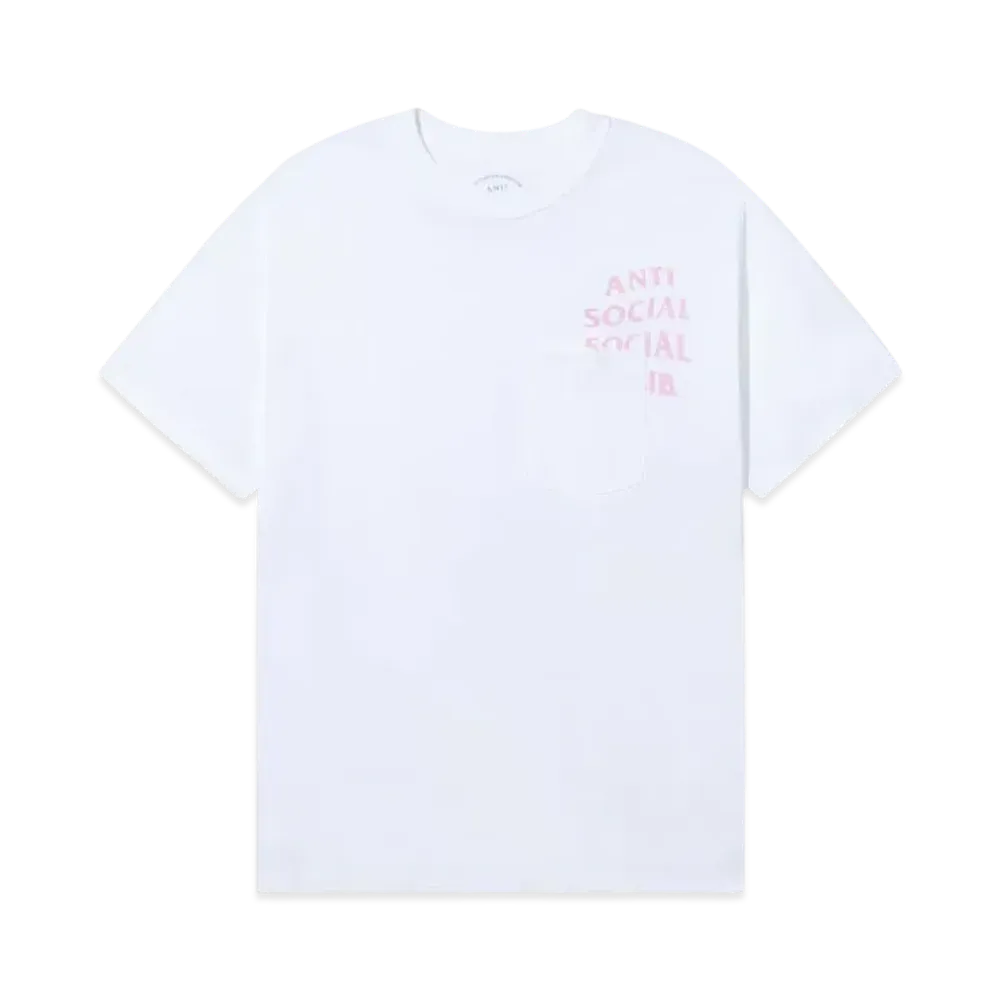 ANTI SOCIAL SOCIAL CLUB Major #1 Tear Into Silence Cut-Off Logo Tee "White"
